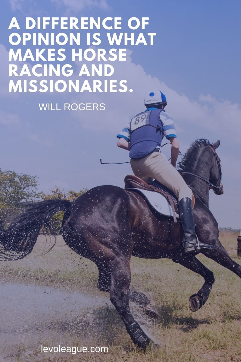 32+ Inspirational Horse Racing Quotes And Sayings | Levo League